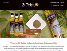 Tablet Screenshot of oztukka.com.au